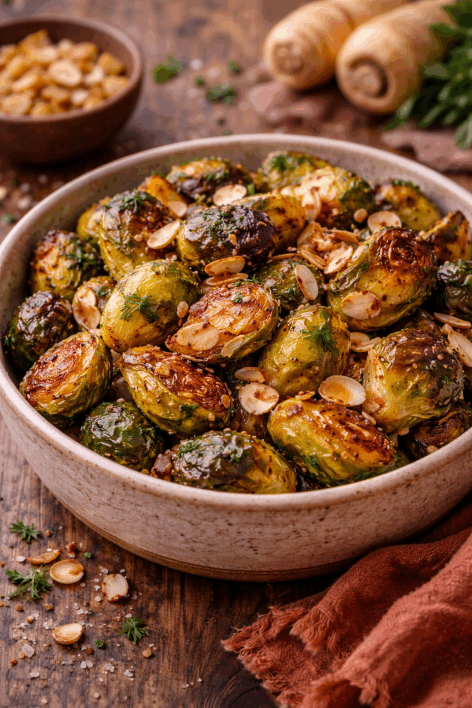 honey glazed brussel sprouts