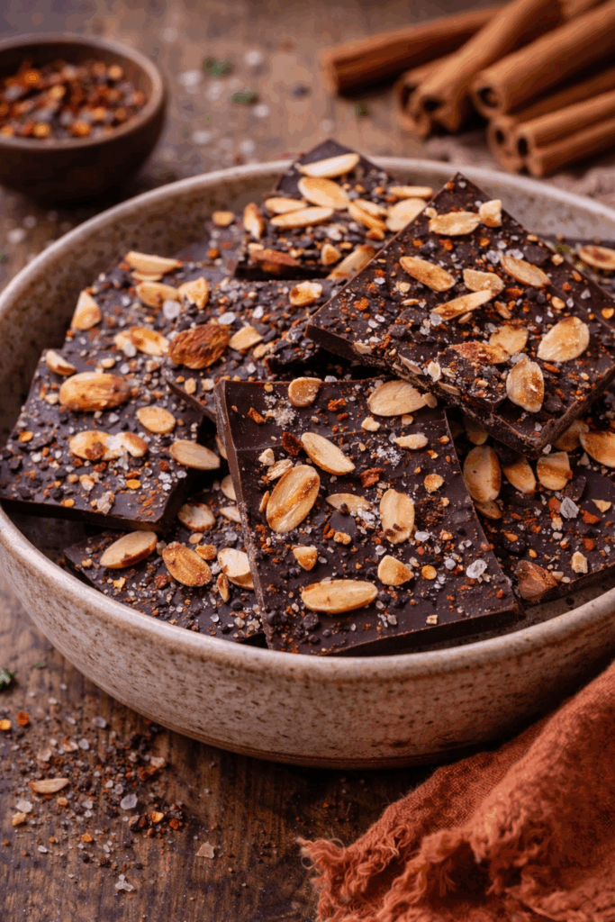 Mexican Hot chocolate Bark