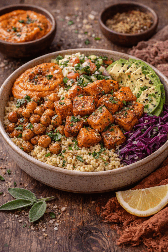 Moroccan spiced sweet potato