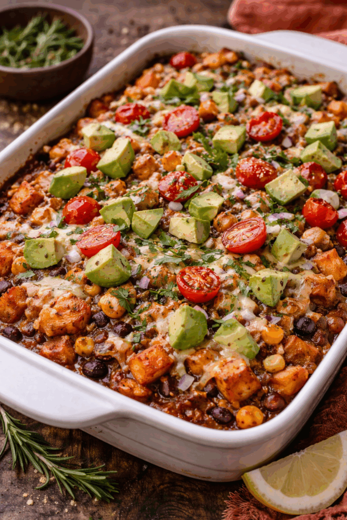 Sweet Potato & Black Bean Enchilada 