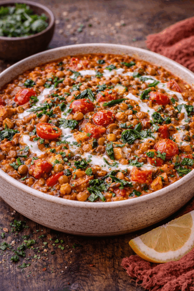 tomato coconut curry