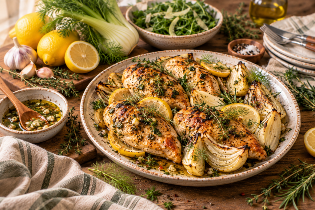 lemon herb chicken