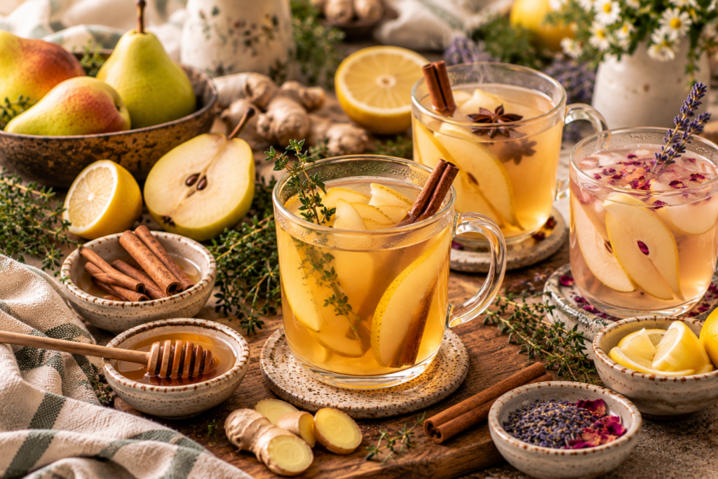 ginger pear tonic