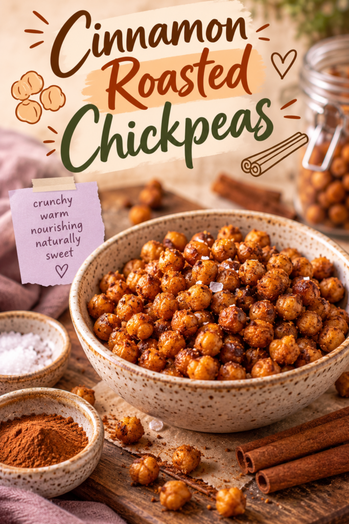 roasted cinnamon chickpeas