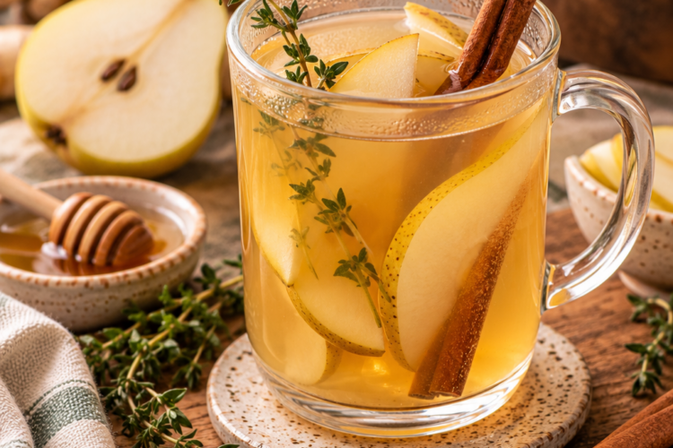 Steamed Ginger Pear Tonic